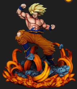 Special Goku Figure - Lucasperez - Stl 3D - Outros