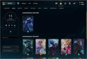 Conta Smurf com Yasuo + Borda Exclusiva Lendária - League of Legends LOL