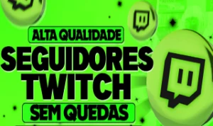 [Mais Vendido] Twitch Seguidores 100 R$3,99 (Sem Quedas) - Redes Sociais