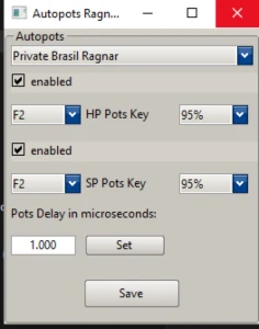 Ragnarok Online Autopots ( PBRO )