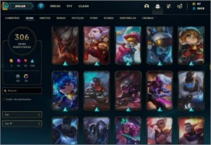 Conta lol 306, VARIAS PRETIGIOS/HEXTEC - League of Legends