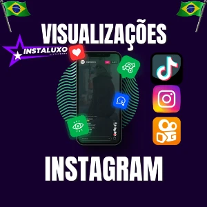 Visualizações em Vídeo instagram