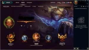 Conta Gold 4 - League of Legends LOL