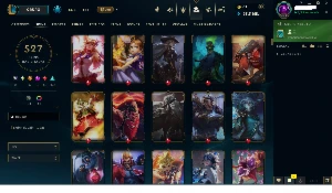 Conta com 527 Skins - League of Legends LOL