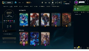 Conta com 527 Skins - League of Legends LOL