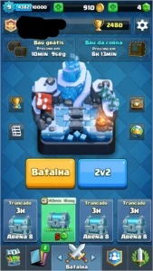 CONTA DE CLASH ROYALE XP: 9 COM 3 LENDÁRIAS!