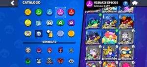 Conta brawl 6 lendários quase 7, Draco Eddie e algumas skins - Brawl Stars