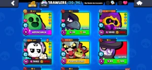 Conta brawl 6 lendários quase 7, Draco Eddie e algumas skins - Brawl Stars