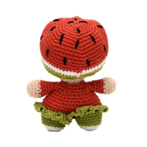 Bebê Melancia Amigurumi Artesanal Bebê Chá de Bebê Frutas - Artesanato e Personalizados
