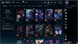 Conta LOL D4 Season 10(atual plat4 com 1 partida) - League of Legends