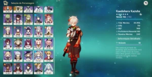 Genshin Impact 22 Personagens 5 Estrelas Ar60 Colecionador