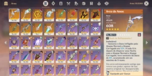 Genshin Impact 22 Personagens 5 Estrelas Ar60 Colecionador