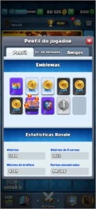 Conta Clash Royale lvl 12