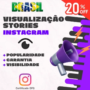 Visualizações Stories Brasileiros [Promoção] - Redes Sociais