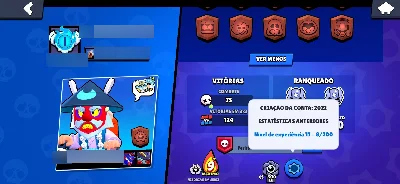 Conta brawl stars, 3 legends skins
