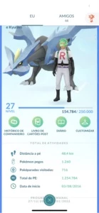Conta pokemon go lvl 27 - Pokémon