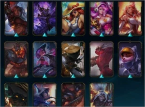CONTA LOL 🌟 PLATINA 3 🌟 59 SKINS 🌟 124 CAMPEOES - League of Legends