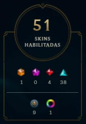 Conta Smurf Perfeita Platina 3 Com 51 Skins - League of Legends LOL