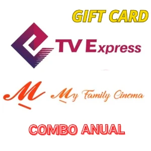 Gift Card Combo TVE Tv Express + My Family/eppi Cinema Anual - Gift Cards