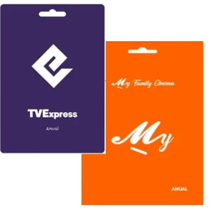 Gift Card Combo TVE Tv Express + My Family/eppi Cinema Anual - Gift Cards