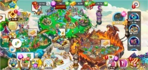 Vendo conta dragon city nível 64 com 8 ilhas - Dragon City Mobile