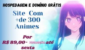 Site de Animes por Apenas R$89/ promoção até sexta - Outros