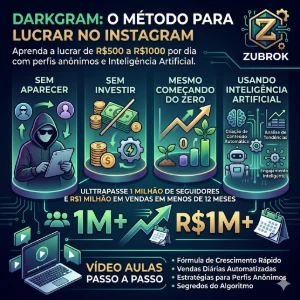 Lucre com o Instagram - Darkgram - Redes Sociais