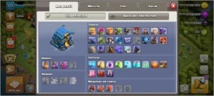 CV 12 5* com 667 gemas + 1 skin do guardião - Clash of Clans