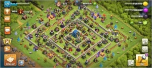 CV 12 5* com 667 gemas + 1 skin do guardião - Clash of Clans