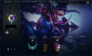 Conta lol platina 3 para smurf - League of Legends