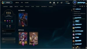 CONTA LEAGUE OF LEGENDS(DIAMANTE 4) + VALORANT (PLATINA1) LOL