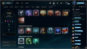 CONTA LEAGUE OF LEGENDS(DIAMANTE 4) + VALORANT (PLATINA1) LOL