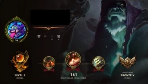 CONTA LOL 46 CHAMPS 8 SKINS - League of Legends