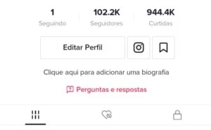 Vendo conta do tiktok 102 mil seguidores - Redes Sociais