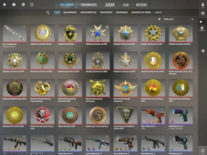 Steam Csgo Cs 2 - Todas As Medalhas De Serviços E Muito Mais - Counter Strike