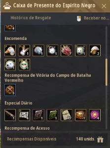 Conta Bdo 732 Full Bs Boss Gear - Black Desert