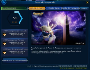 Conta Ladmo 4Sss+ Promoção - Digimon Masters Online