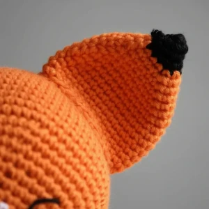 Raposa Soneca Amigurumi Decoração Infantil Artesanal - Artesanato e Personalizados