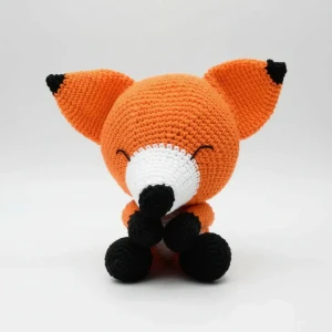 Raposa Soneca Amigurumi Decoração Infantil Artesanal - Artesanato e Personalizados