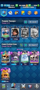 💙zS💙Clash Royale |Level 34 |7100 Troféus |4 Frag Evo Uni |