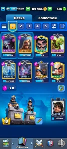 💙zS💙Clash Royale |Level 34 |7100 Troféus |4 Frag Evo Uni |