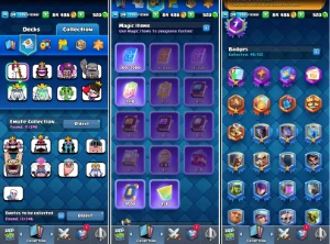 💙zS💙Clash Royale |Level 34 |7100 Troféus |4 Frag Evo Uni |