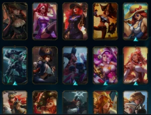 615 Skins+main Adc+14 Skins Cait+16 Skins Mf+16 Skin Ashe - League of Legends LOL