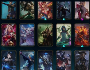 615 Skins+main Adc+14 Skins Cait+16 Skins Mf+16 Skin Ashe - League of Legends LOL