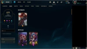 Conta League of Legends - Gold IV | Nível 110 |70 skins. LOL
