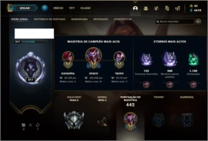 Conta prata 2 com 123 champs e 54 skins - League of Legends LOL
