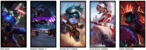 CONTA LEAGUE OF LEGENDS BR- 5 SKINS - 18 CHAMP - UNRANKED LOL