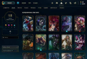 Conta DIAMANTE 4 | 72% Win - Lol (League Of Legends) Elomoon