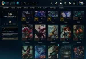 Conta DIAMANTE 4 | 72% Win - Lol (League Of Legends) Elomoon