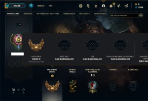Conta ouro 2 com 34 Champs e 4 Skins - League of Legends LOL